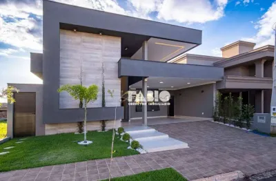 Casa de condomínio para venda em condomínio residencial recanto do lago de 246.00m² com 3 quartos, 3 suites e 4 garagens