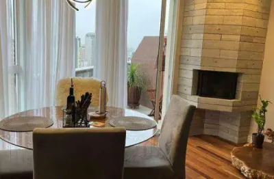 Cobertura para venda em jardim de 148.00m² com 1 quarto, 1 suite e 2 garagens