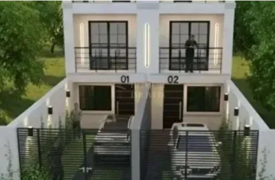 Sobrado para venda em umbará de 83.00m² com 2 quartos, 1 suite e 1 garagem