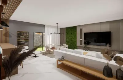 Casa de condomínio para venda em borda do campo de 177.00m² com 3 quartos, 1 suite e 2 garagens