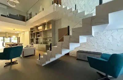 Sobrado para venda em condomínio helvetia park i de 360.00m² com 4 quartos, 4 suites e 4 garagens