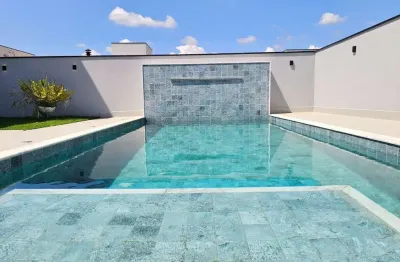 Sobrado para venda em condomínio residencial evidências de 258.00m² com 3 quartos, 3 suites e 4 garagens