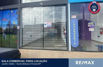 Sala comercial para alugar em jardim adélia ii de 70.46m² com 1 garagem