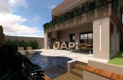 Casa de condomínio para venda em recanto quarto centenário de 280.00m² com 3 quartos, 3 suites e 6 garagens