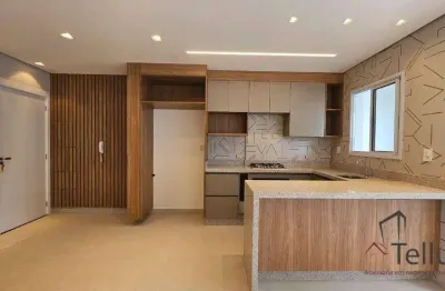 Apartamento para venda em edifício concetto campolim de 74.00m² com 3 quartos, 1 suite e 1 garagem