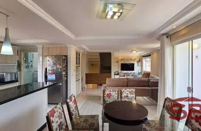 Casa de condomínio para venda em santa cândida de 207.00m² com 4 quartos, 4 suites e 3 garagens