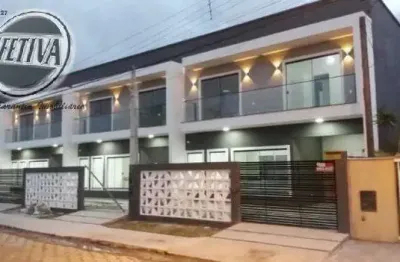 Sobrado para venda em matinhos de 100.00m² com 3 quartos, 1 suite e 2 garagens