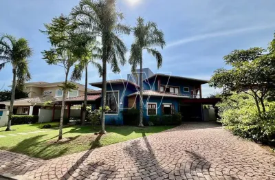 Casa de condomínio para venda em loteamento arboreto dos jequitibás (sousas) de 501.00m² com 4 quartos, 4 suites e 4 garagens