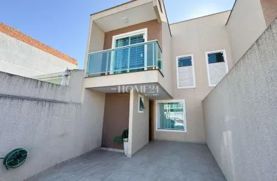 Sobrado para venda em umbará de 140.00m² com 3 quartos e 2 garagens