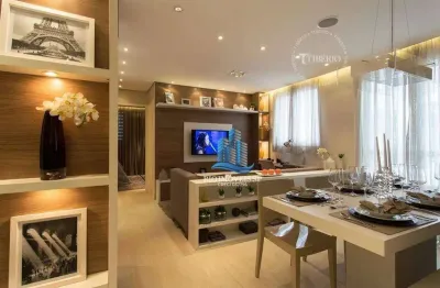 Apartamento para venda em vila valparaíso de 57.00m² com 2 quartos, 1 suite e 1 garagem