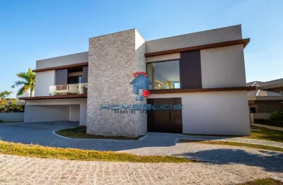 Casa de condomínio para venda em residencial jatibela de 510.00m² com 4 quartos, 4 suites e 4 garagens