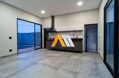 Casa de condomínio para venda em condomínio chácara ondina de 212.00m² com 3 quartos, 3 suites e 4 garagens