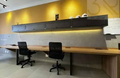 Sala comercial para venda em vila tibério de 34.00m² com 1 garagem