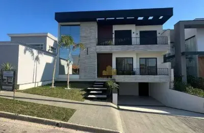 Sobrado para venda em condomínio residencial milano de 336.00m² com 3 quartos, 3 suites e 4 garagens