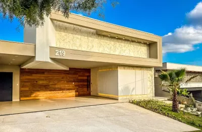 Casa de condomínio para venda em condomínio helvetia park ii de 261.00m² com 4 quartos, 4 suites e 6 garagens