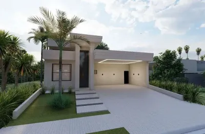 Casa de condomínio para venda em santorini residencial club de 191.00m² com 3 quartos, 3 suites e 4 garagens
