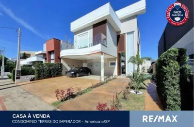 Casa de condomínio para venda em jardim imperador de 235.00m² com 4 quartos, 4 suites e 4 garagens