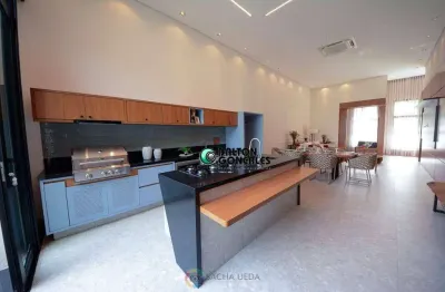 Casa de Condomínio para venda em Jardim Residencial Dona Lucilla de 222.00m² com 3 Quartos, 3 Suites e 4 Garagens