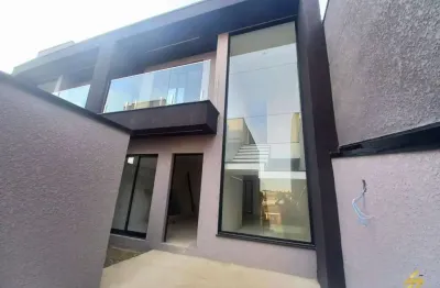 Sobrado para venda em xaxim de 122.00m² com 3 quartos, 1 suite e 3 garagens