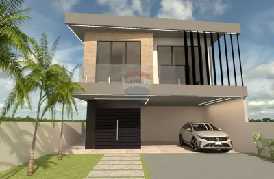 Casa de condomínio para venda em residencial real park de 338.00m² com 4 quartos e 4 suites