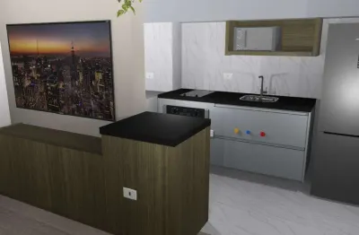 Apartamento para alugar em Campina Do Siqueira de 54.00m² com 2 Quartos, 1 Suite e 1 Garagem