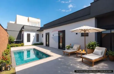 Casa de condomínio para venda em residencial milano de 180.00m² com 3 quartos, 3 suites e 4 garagens