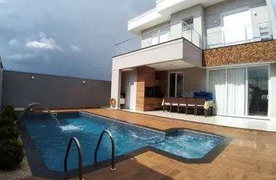 Sobrado para venda em Residencial Real Park Sumaré de 185.00m² com 3 Quartos, 1 Suite e 4 Garagens