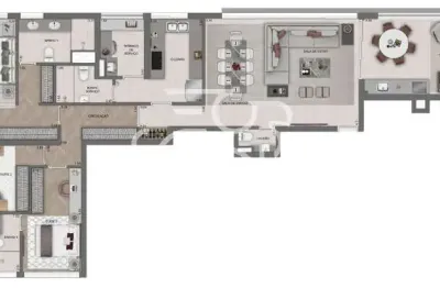 Apartamento para venda em Vila Nova Conceição de 181.00m² com 3 Quartos, 3 Suites e 2 Garagens