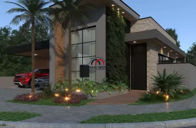 Casa de Condomínio para venda em Estância Hípica de 195.00m² com 4 Quartos, 3 Suites e 2 Garagens