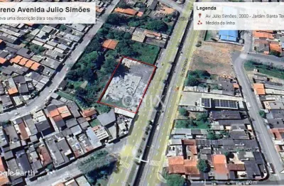 Terreno à venda na Avenida Julio Simões, 2000, Vila Brasileira, Mogi das Cruzes