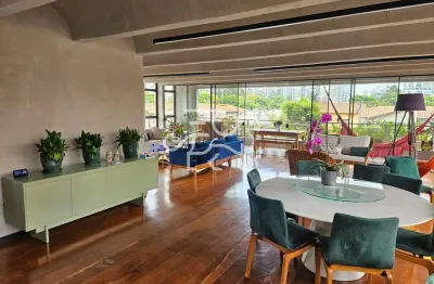 Apartamento para venda em Vila Cordeiro de 330.00m² com 4 Quartos, 4 Suites e 4 Garagens