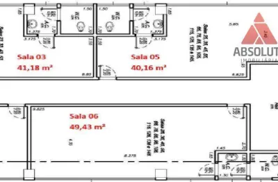 Sala Comercial para alugar em Vila Frezzarim de 184.00m² com 3 Garagens