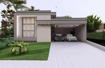 Casa de Condomínio para venda em Residencial Royal Garden de 192.00m² com 3 Quartos, 3 Suites e 4 Garagens