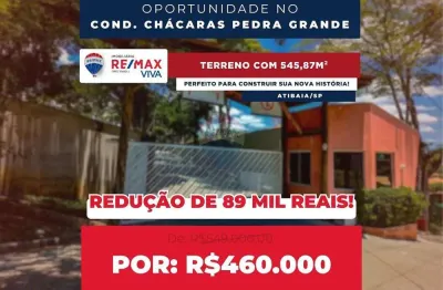 Terreno em condomínio fechado à venda na Vila Petrópolis, Atibaia 