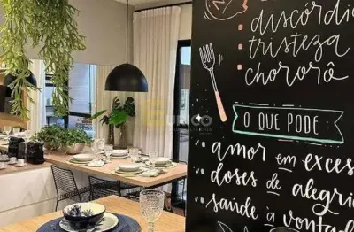 Apartamento para venda em Condomínio HM Intense Valinhos de 53.79m² com 2 Quartos, 1 Suite e 1 Garagem