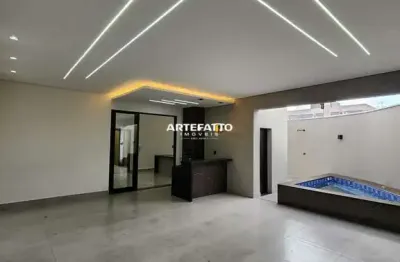 Casa para venda em Residencial Dourado de 154.00m² com 3 Quartos, 1 Suite e 3 Garagens