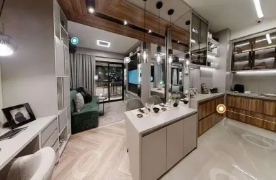 Flat para venda em Centro de 46.00m² com 1 Quarto, 1 Suite e 1 Garagem