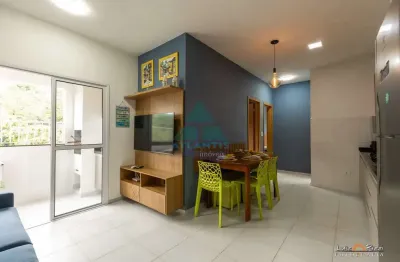 Apartamento para venda em Perequê Mirim de 51.00m² com 2 Quartos, 1 Suite e 1 Garagem