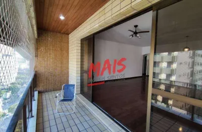 Apartamento para alugar em Gonzaga de 158.00m² com 3 Quartos, 2 Suites e 1 Garagem