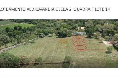 Terreno para venda em Loteamento Aldrovândia Gleba 2 de 1000.00m²