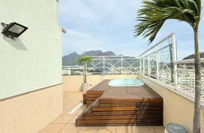 Cobertura para venda em Pechincha de 155.00m² com 3 Quartos, 1 Suite e 2 Garagens