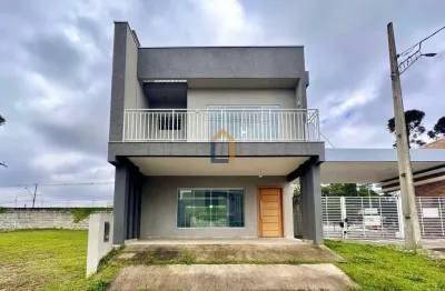 Sobrado para venda em Umbará de 154.00m² com 3 Quartos, 1 Suite e 2 Garagens