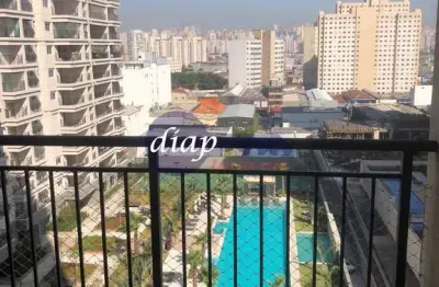 Excelente apartamento no bairro brás com 2 dormitórios com armários planejados, sendo 1 suíte, sala para dois ambientes com uma aconchegante varanda,
