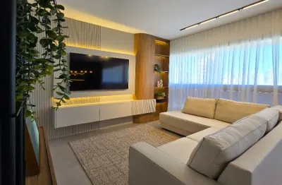 Apartamento mobiliado e decorado 2 dorm. suítes 2 vagas