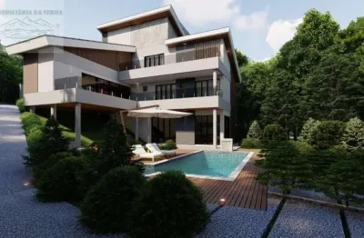 Terreno em condomínio à venda na serra da cantareira, com projeto aprovado - desmatado- 1.930,00 m² de área