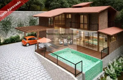 Terreno c/ projeto aprovado na serra da cantareira c/ 1.280m² em residencial fechado - oportunidade única!