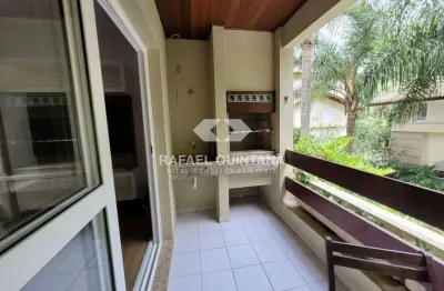 Apartamento à venda, 2 quartos sendo 1 suíte, 2 vagas, sacada com churrasqueira, todo mobiliado, lagoa da conceição, florianópolis - sc
