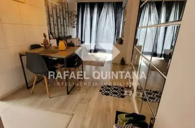 Apartamento à venda, 2 quartos, 1 vaga, sacada fechada, semimobiliado, 53m2 privativos, potecas - sc