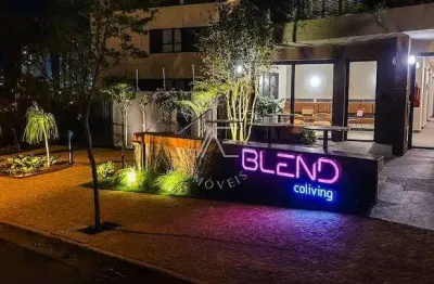 Apartamento jd nova aliança sul  blend coliving moderno e mobiliado 28,43 m  1 vaga