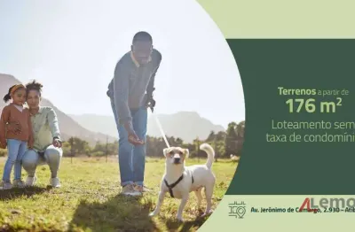 Terreno à venda, 176 m² à partir de r$199.226,72 (à vista) no central ville em atibaia/sp - te2351